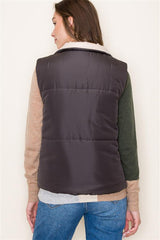 Reversible Solid Padding Vest
