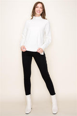 Texture Blocked Pullover Sweater