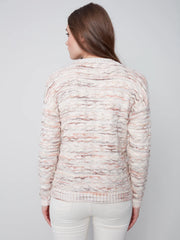 Sweater with Decorative Stitching
