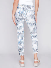 Printed Pull On Crinkle Jogger