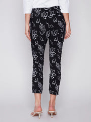 Printed Pull On Crinkle Jogger