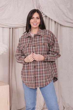 Flannel Shirt Jacket