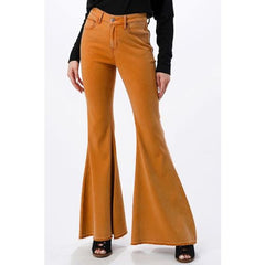 Bell Flare Pants - Orange