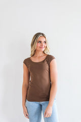 Layering Cap Sleeve Tee