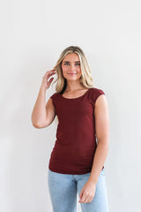 Layering Cap Sleeve Tee