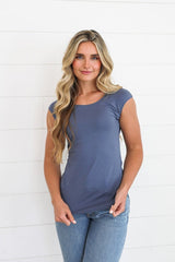 Layering Cap Sleeve Tee