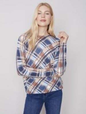Truffle A neck reversible sweater