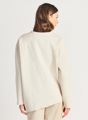 Asymmetrical Hem Sweatshirt