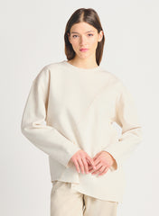 Asymmetrical Hem Sweatshirt