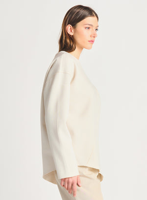 Asymmetrical Hem Sweatshirt